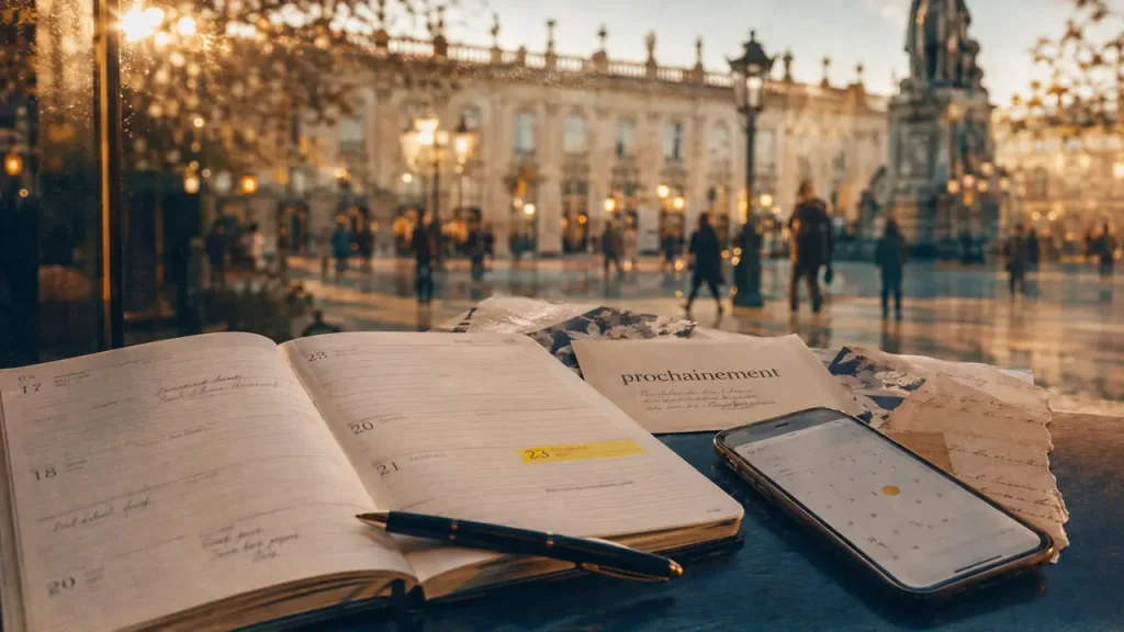 Agenda Nancy aujourd’hui : tri par horaire pour éviter les sorties