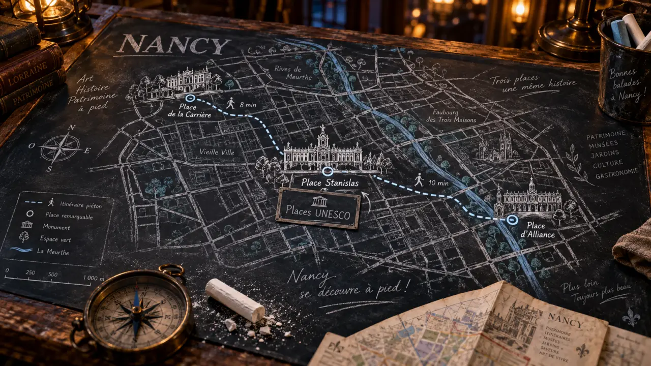 Carte quartiers Nancy : repères pour se situer