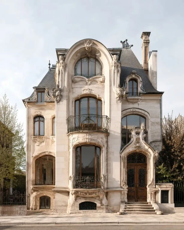 Visiter la Villa Majorelle à Nancy, façade Art nouveau de la maison-musée à Nancy
