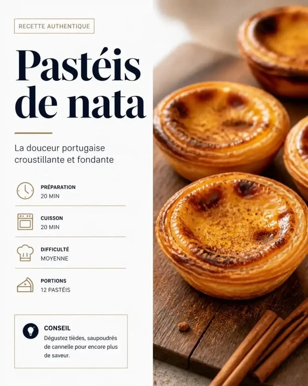 Pastéis de nata, pâtisserie portugaise incontournable à Nancy