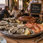 Restaurant poisson Nancy : plateau fruits de mer, huîtres et crevettes